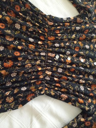 Vestido estampado floral talla única