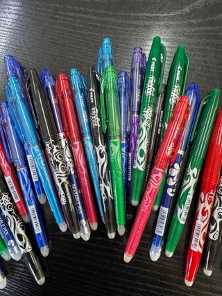 Lote 30 Penne Cancellabili Colori Assortiti