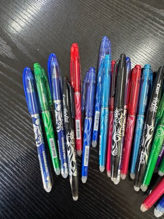 Lote 30 Penne Cancellabili Colori Assortiti