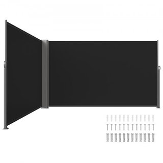 Toldo lateral retráctil, 71''x 236'' pantalla de p