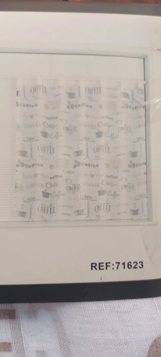 Cortina Cocina Dalina Textil 140x140cm