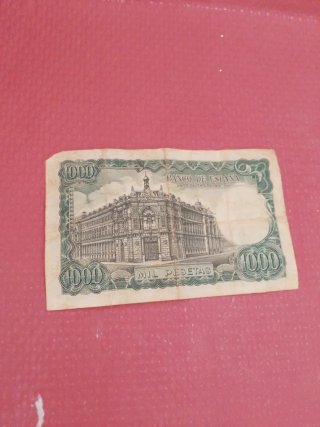 Billete 1000 pesetas Banco de España 1971