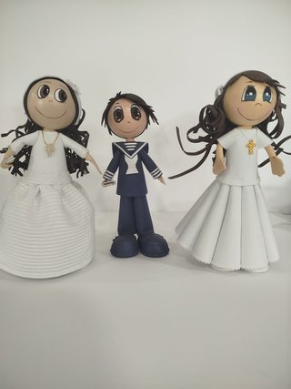 Fofuchas Comunión Niña y Niño