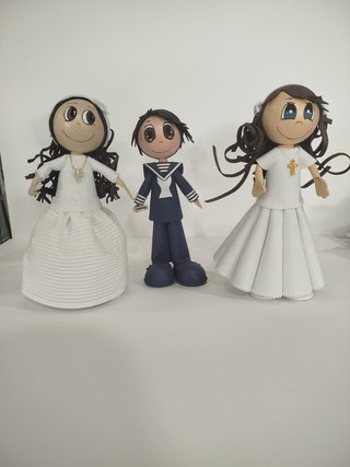 Fofuchas Comunión Niña y Niño