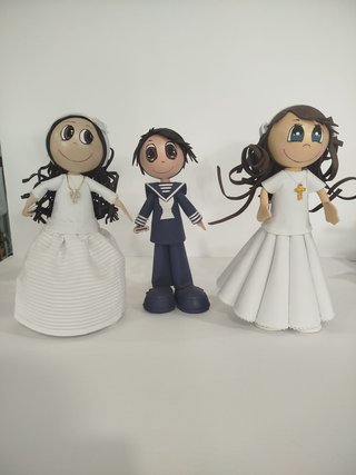 Fofuchas Comunión Niña y Niño