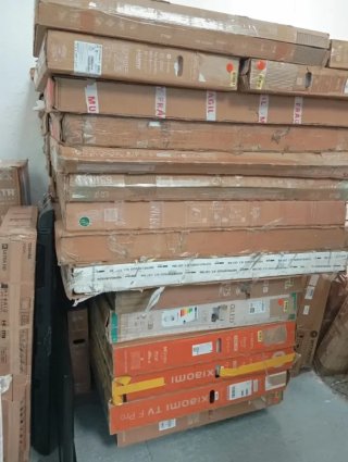 Televisión tele TV para piezas con mandos