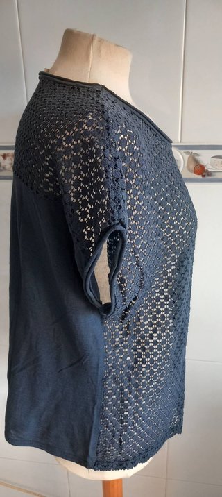 Camiseta calada mujer T. L