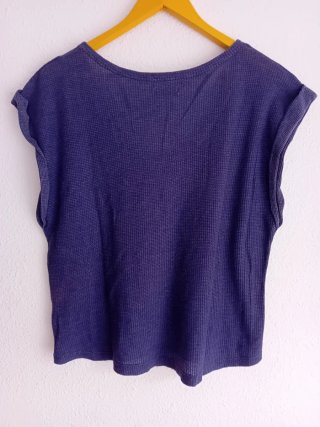Camiseta Pull&Bear azul Talla S