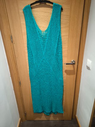 Vestido crochet largo sin estrenar