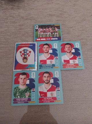 Lote cromos Panini Mundial 2026 Croacia
