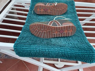 Zapatillas casuales verdes y marrones T43