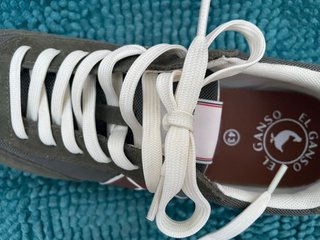 Zapatillas casuales verdes y marrones T43