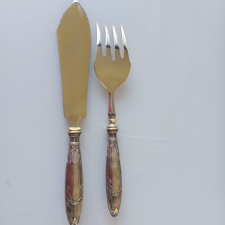 Set posate pesce/dolce Argento 800 fine 800
