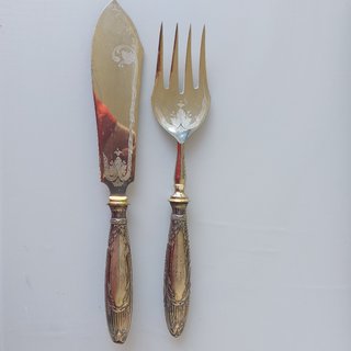 Set posate pesce/dolce Argento 800 fine 800