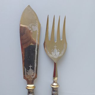 Set posate pesce/dolce Argento 800 fine 800