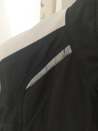 Chaqueta Moto Dainese Negra y Blanca