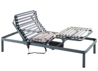 Cama articulada eléctrica metal/madera