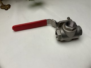 Válvulas de bola de acero inoxidable 3/4”