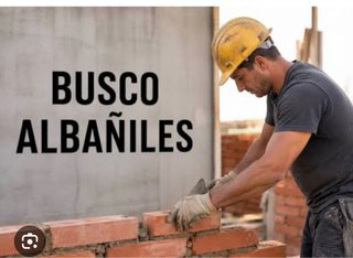 Oferta de trabajo oficial de albañilería