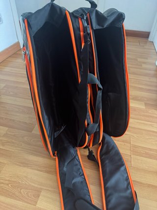 Borsa porta-racchette ASICS Nero e Arancione