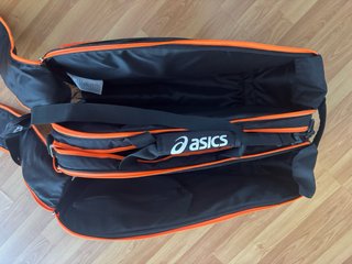 Borsa porta-racchette ASICS Nero e Arancione