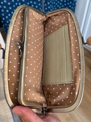 Cartera japonesa (piel legítima+madera de cerezo)