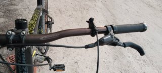 Bicicleta Venzo Negra y Amarilla