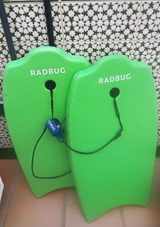 2 Tablas Bodyboard Radbug Niños