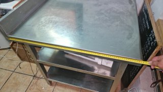 Mesa de acero inoxidable