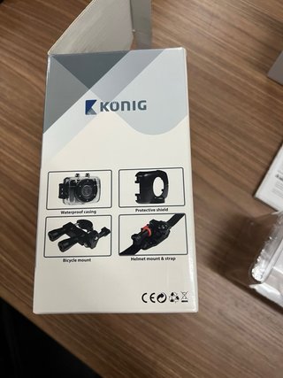 Cámara Deportiva König HD Action Camera 720p CSAC2