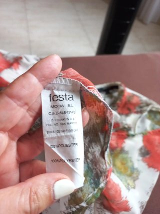 Blusa de Festa Multicolor