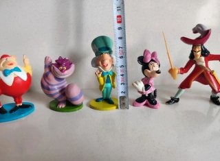 Figuras Disney: Capitán Garfio, Minnie, Donald