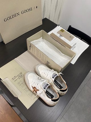Golden Goose Ballstar Sneakers estrella de leopard