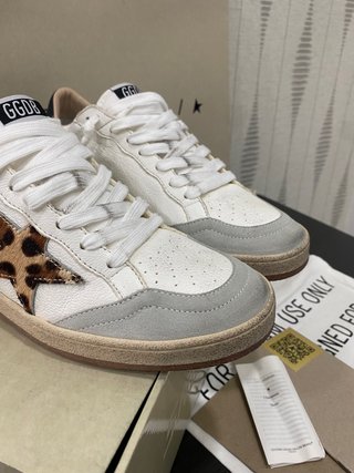 Golden Goose Ballstar Sneakers estrella de leopard