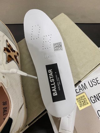 Golden Goose Ballstar Sneakers estrella de leopard