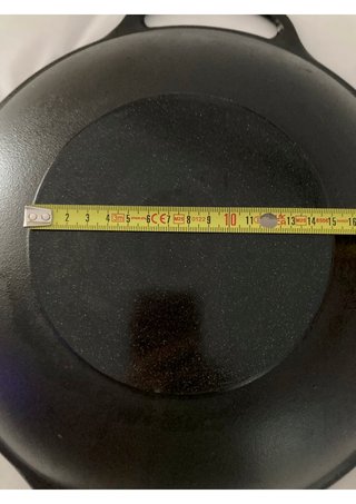 Wok Hierro Fundido 36cm con Tapa y Escurridor