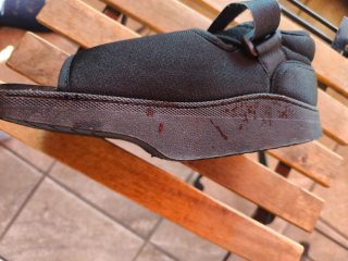 Zapato postoperatorio tacón invertido