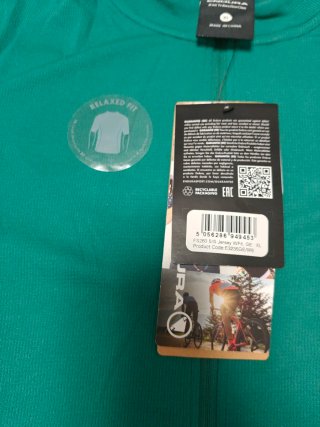Maillot Endura FS260 Talla XL Verde