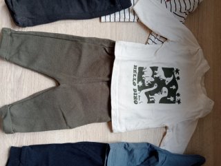 Conjuntos Bebé Camiseta y Pantalón 1 mes