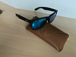 Gafas de Sol Ray-Ban rb4165 Justin Negro/Azul