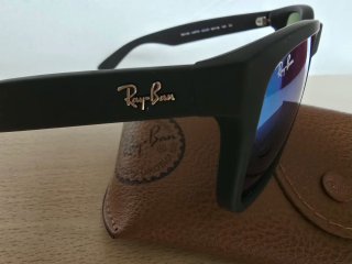Gafas de Sol Ray-Ban rb4165 Justin Negro/Azul