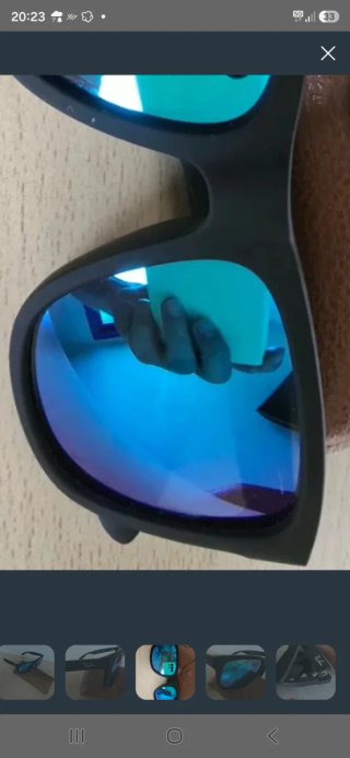 Gafas de Sol Ray-Ban rb4165 Justin Negro/Azul