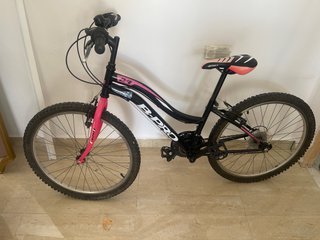 Bicicleta B-Pro 24 Negra y Rosa