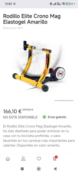 Bicicleta MTB Radikal + Rodillo Elite Crono Mag el