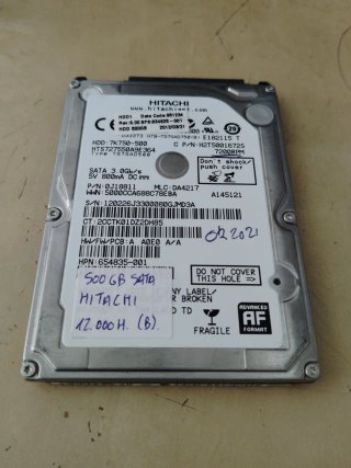 LOTE 4 DISCOS DUROS 500GB SATA