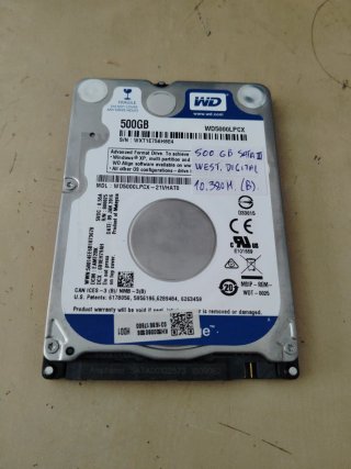LOTE 4 DISCOS DUROS 500GB SATA