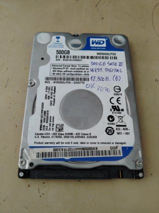 LOTE 4 DISCOS DUROS 500GB SATA
