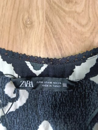 Vestido Túnica Zara Estampado Talla M
