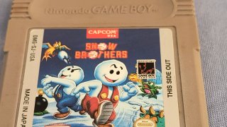 Snow Brothers Game Boy Cartuccia Originale
