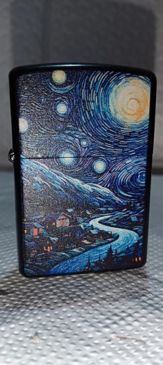 Lott o uno per un Zippo tipo VIP seria Van Gogh